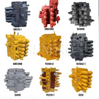 Excavator Parts Hydraulic Main Control Valve 190-7717 332-7939 for Excavator E307 E308