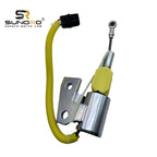 SUNORO High Quality Engine Fuel Stop Solenoid 3991168 24V Fuel Shutoff Solenoid 24V 3991168 Stop Solenoid for R130 Excavator