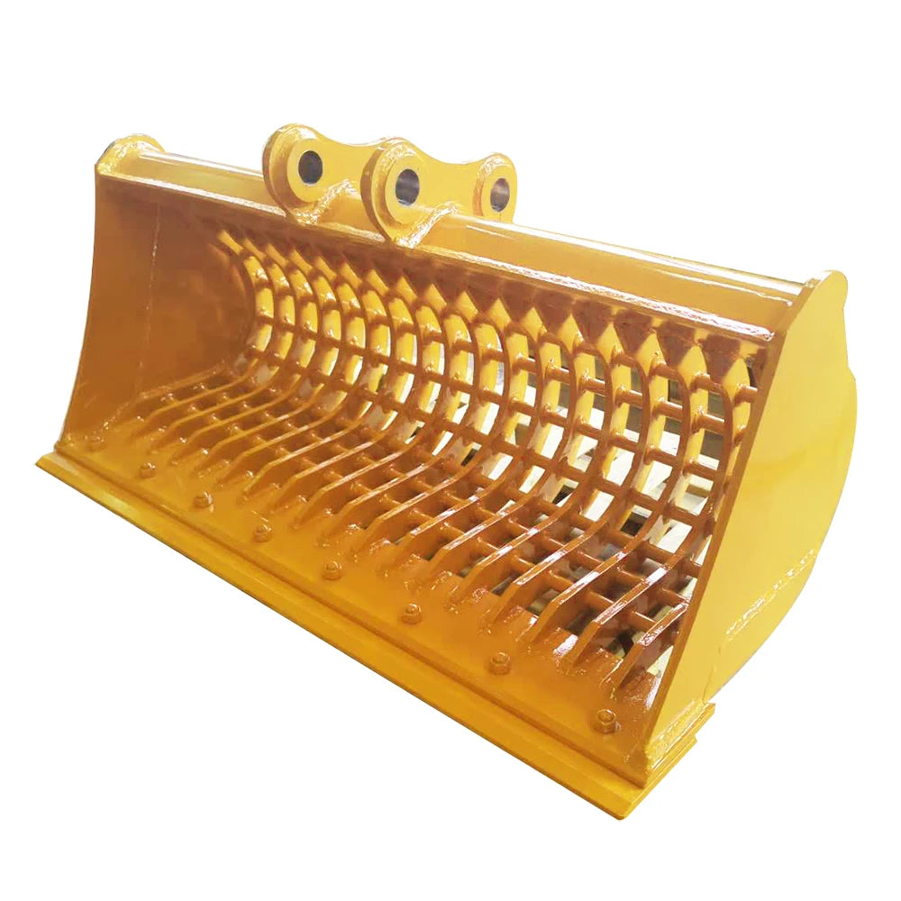 2-50t Customized Excavator Skeleton Bucket Drainage Sifting Lattice Buckets With Double Blade