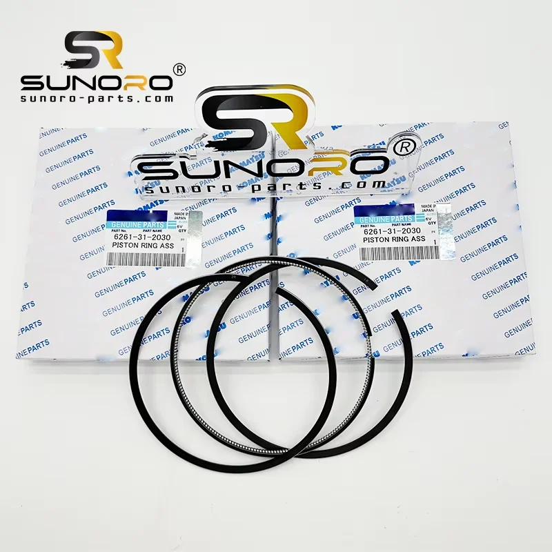 Mechanical Engine Piston Ring 6261-31-2030 Engine Sa6d140e-5 Excavator Pc650-8 Pc600-8 Pc750-8eo Wheel Loader WA500-6
