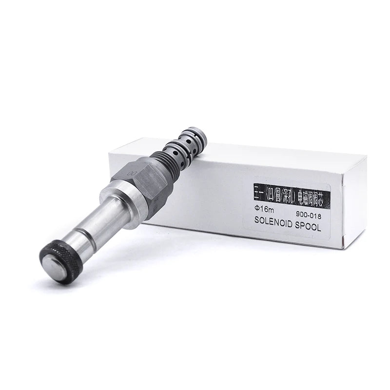 SUNORO Factory Price Excavators Electric Spare Parts Hydraulic Solenoid Valve Spool for Sany Concave/round/deep Hole 16mm