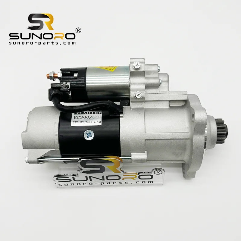 M9T82671 M9T82672 M009T82672 20450305 20732404 LESTER 19831 24V 7.5KW 12T STARTER MOTOR for  FH16 EC700