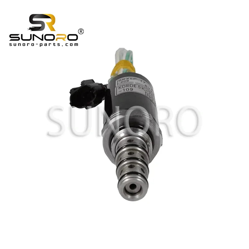 High Quality Excavator Accessories EC210 KDRDE5K-20/40C04-109 SKX5P-17-209 NO.4982 SOLENOID VALVE Hydraulic Pump Solenoid Valve
