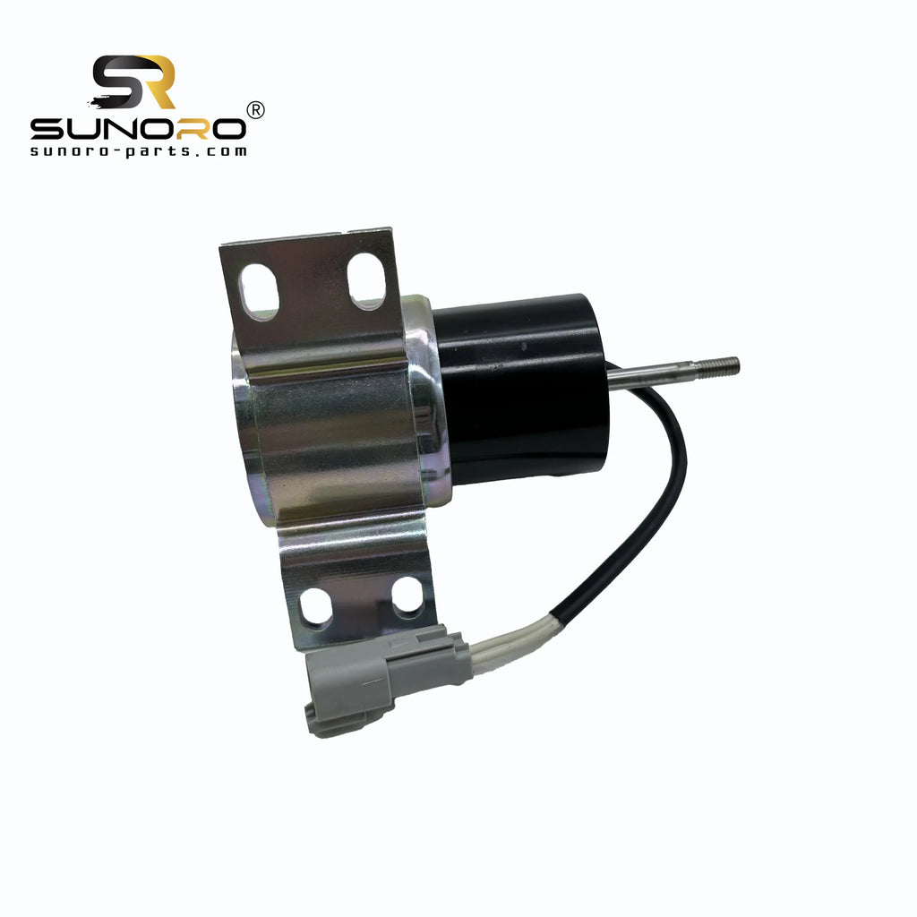SUNORO High Quality Excavator Spare Parts Engine 0250-12E2LS1 Stop Solenoid Valve 12V 0250-12E2LS1 Fuel Shutoff Solenoid Valve