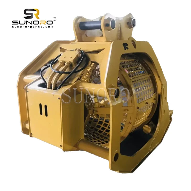 OEM Rock Trommel Screen Excavator Rotating Customized Grid Sizes Soil Screening Bucket