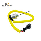 SUNORO Excavator Solenoid Valve 12V Fuel Shutoff Solenoid 1503ES-12A5SUC9SCC28 Stop Solenoid for Ku-bota Diesel Engine Parts