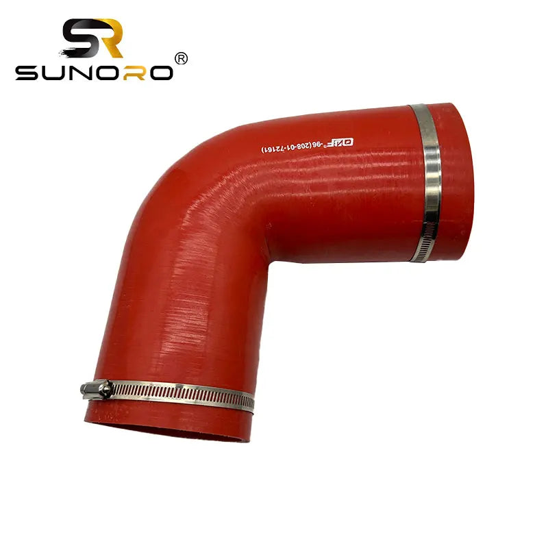 P0015F Inlet Rubber Air Hose 208-01-72161 Compatible With Komatsu PC400-7 PC450-7 Excavator