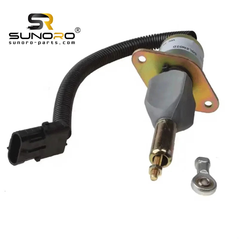 24V Shut Off Solenoid 3930234 Diesel Fuel Shut Off Solenoid Valve for Cum-mins Ko-matsu PC300-7 PC350-7