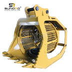 NEW Excavator Rotary Screen Bucket Rotating Screening Bucket Sieve Bucket 20T
