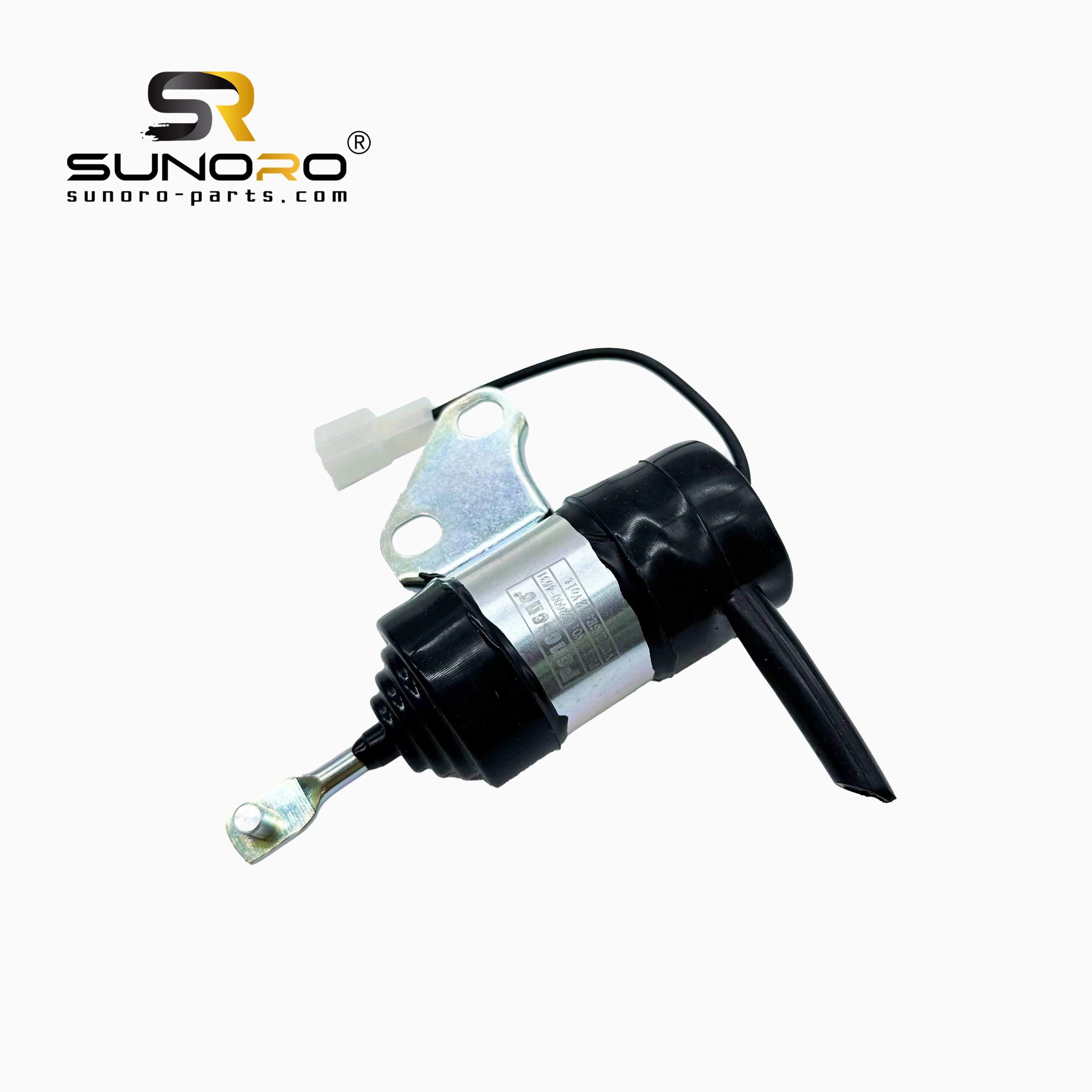 SUNORO ZD18 Excavator Parts Fuel Shut-off Solenoid Valve 12V 052600-4531 Stop Solenoid Valve 052600-4531 ZD18