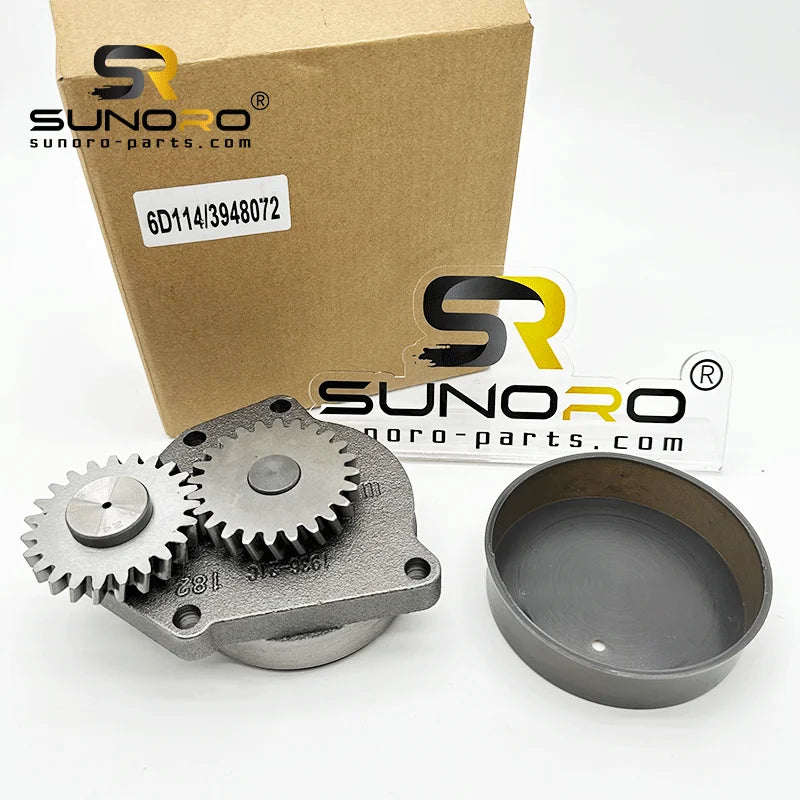 Oil Pump 3948072 6741-51-1110 for Excavator PC300-7 Wheelloader WA380-3 Engine SA6D114 6CT8.3