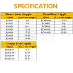 Excavator Wood Grab Hydraulic Wood Grabber Hydraulic Rotating Rock Grapple