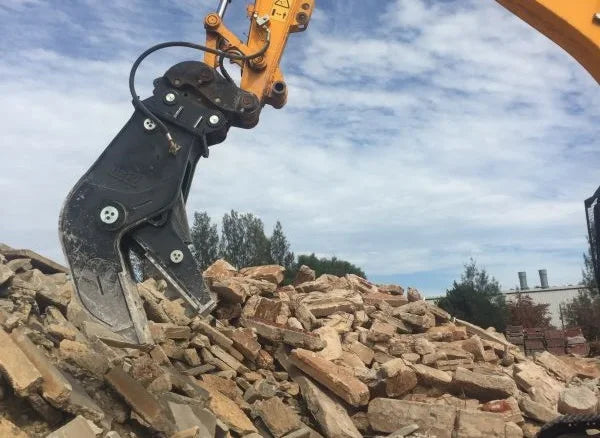 Hydraulic Jaw Pulverizer Concrete Crusher Cutter Shear With Rotary Rotating for Excavator Frontal Crushing Shear