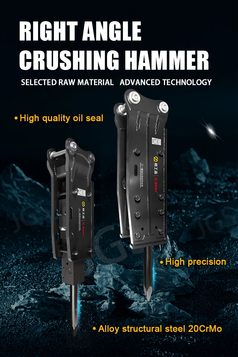 Breaker Box Type Hydraulic Breaker Hammer Excavator Attachments for 2 6 8 15 22tons Excavator Rock Breaker