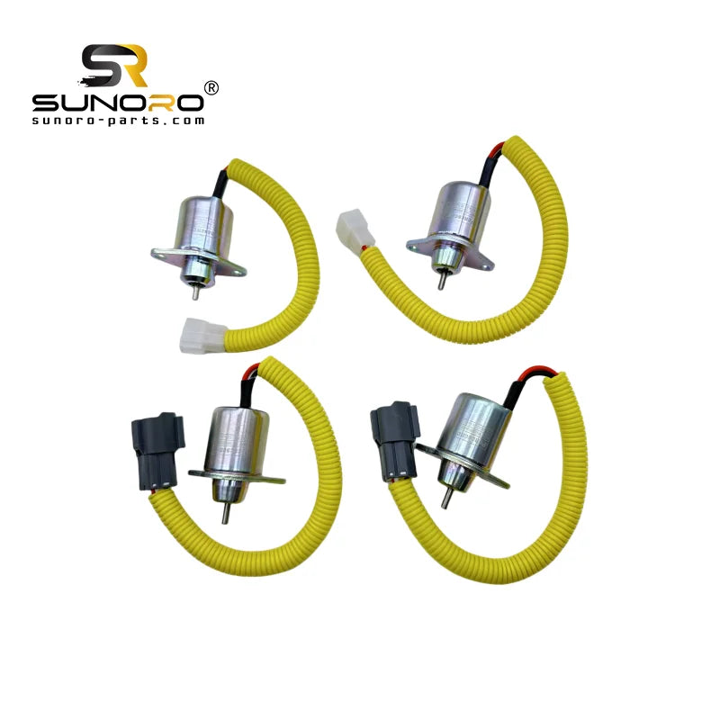 Flameout Switch 1503ES-12A5UC5S 12v 24v Suitable for Yan-mar 4TNE94/98 Engine Fuel Stop Solenoid Flameout Closing Solenoid Valve