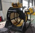 Hydraulic Drum Rotatory Screening Bucket Hopper With Rotating Screening Bucket for Excavator