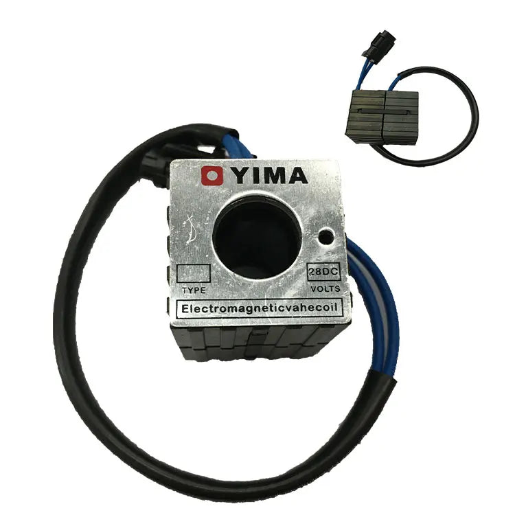 SUNORO Hot Selling Engine Stop Solenoid Coil for Excavator Motor Parts SY210 24V