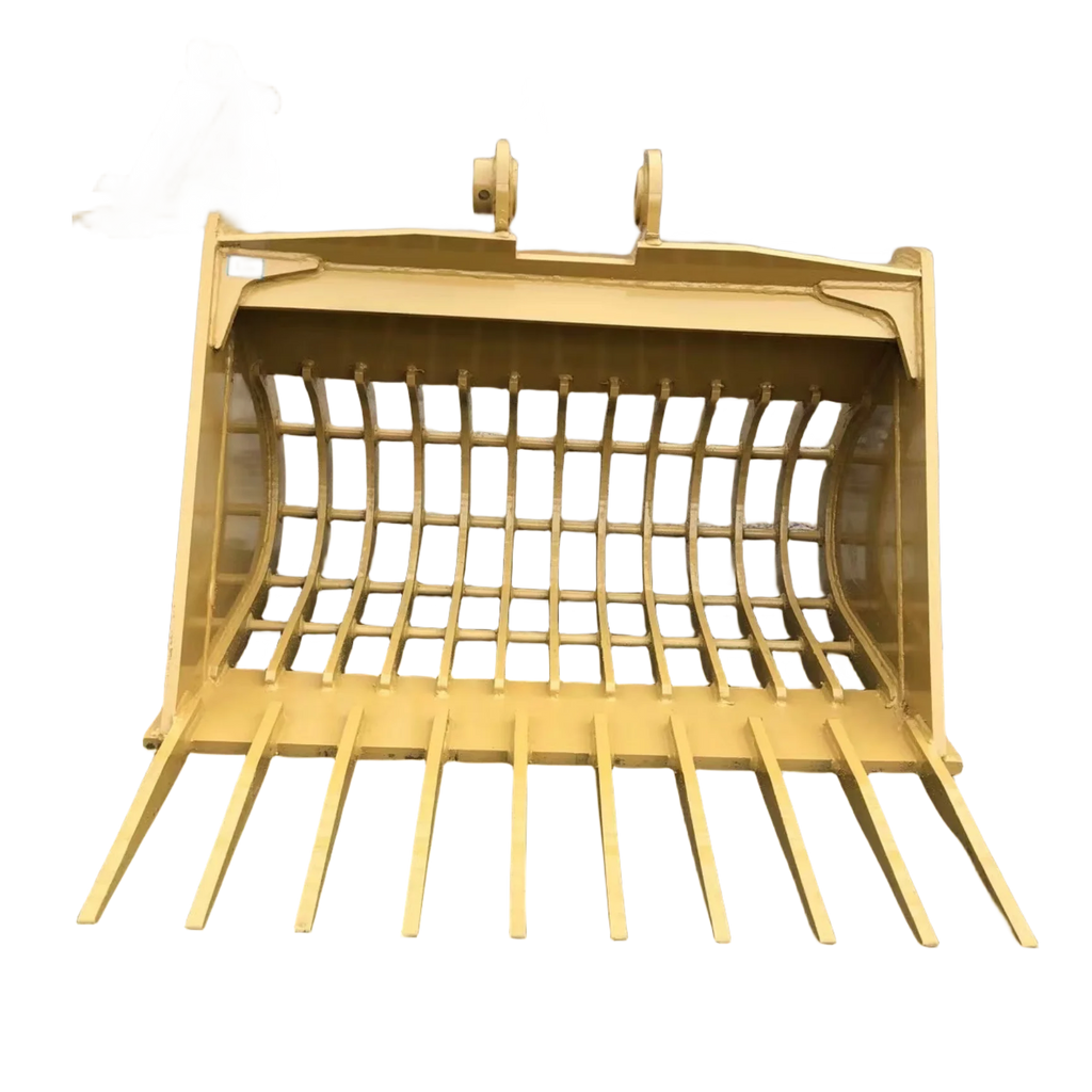 Excavator Skeleton Bucket Sift Rock Vibrating Screen Bucket Excavator Grid Sieve Bucket Rock Skeleton