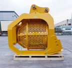SUNORO Excavator Attachments Screening Bucket Rotating Screening Bucket for Rocks Screening
