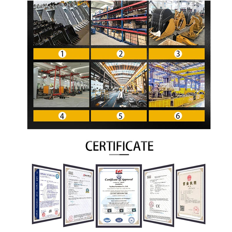 OEM Rock Screen Excavator Rotating Customized Grid Sizes Soil Screening Bucket for Excavator