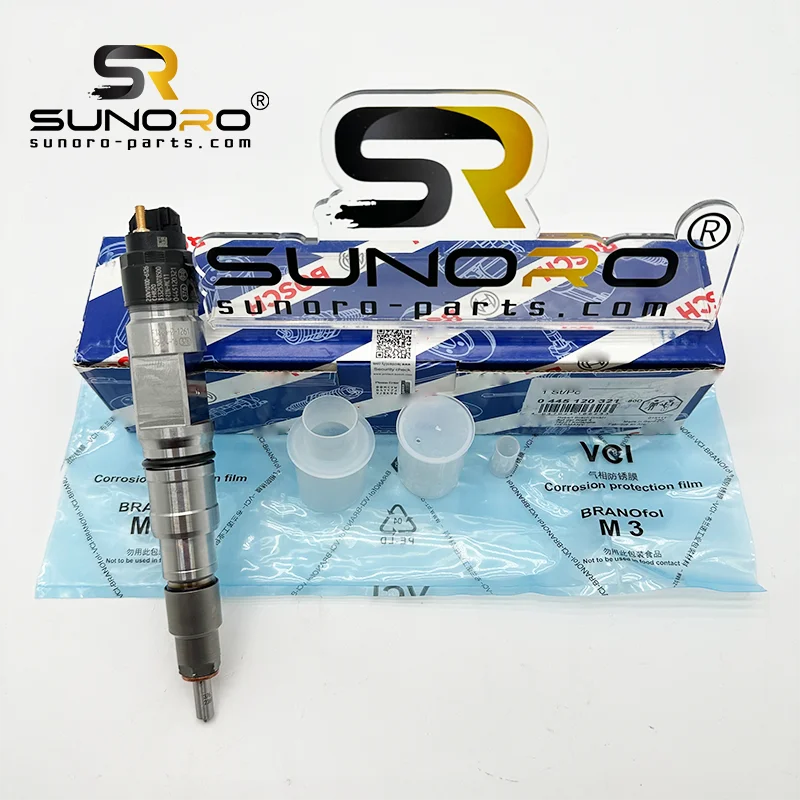 0445120321 0445120445 Common Rail Diesel Fuel Injector 200V10100-6126 Construction Machinery Parts