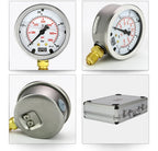 SUNORO Excavator 3 Gauge Pressure Measuring Tool DMASS 3 Tables+9 Connectors+3 Wires Hydraulic Gauge Kit