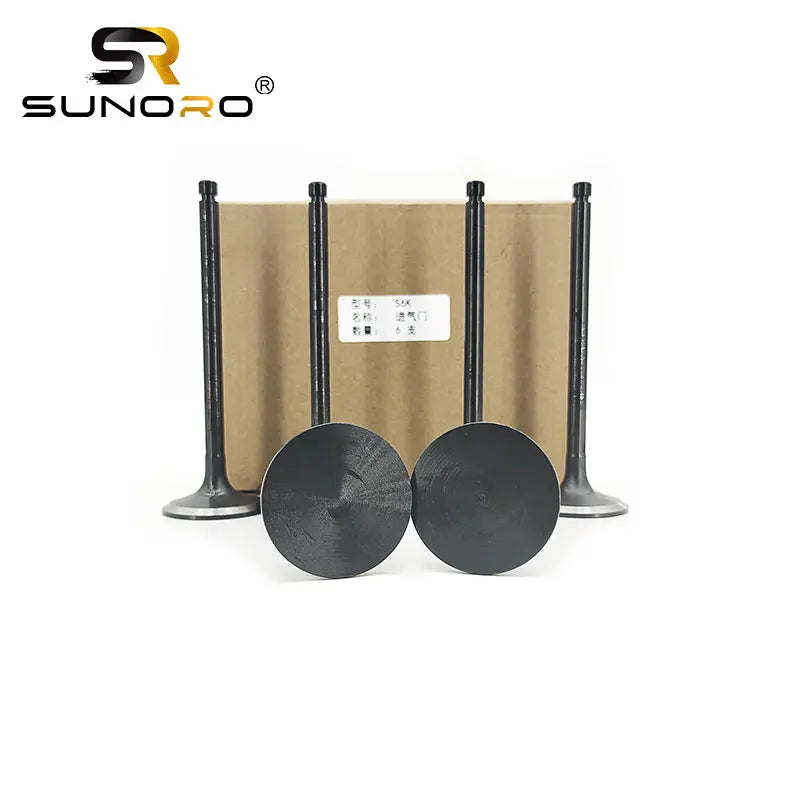 S6K S6KT diesel Engine Block Cylinder Head Intake Valve Exhaust Valve for Mitsubishi Engine Parts 36701-00601 5I-7738 5I-7739