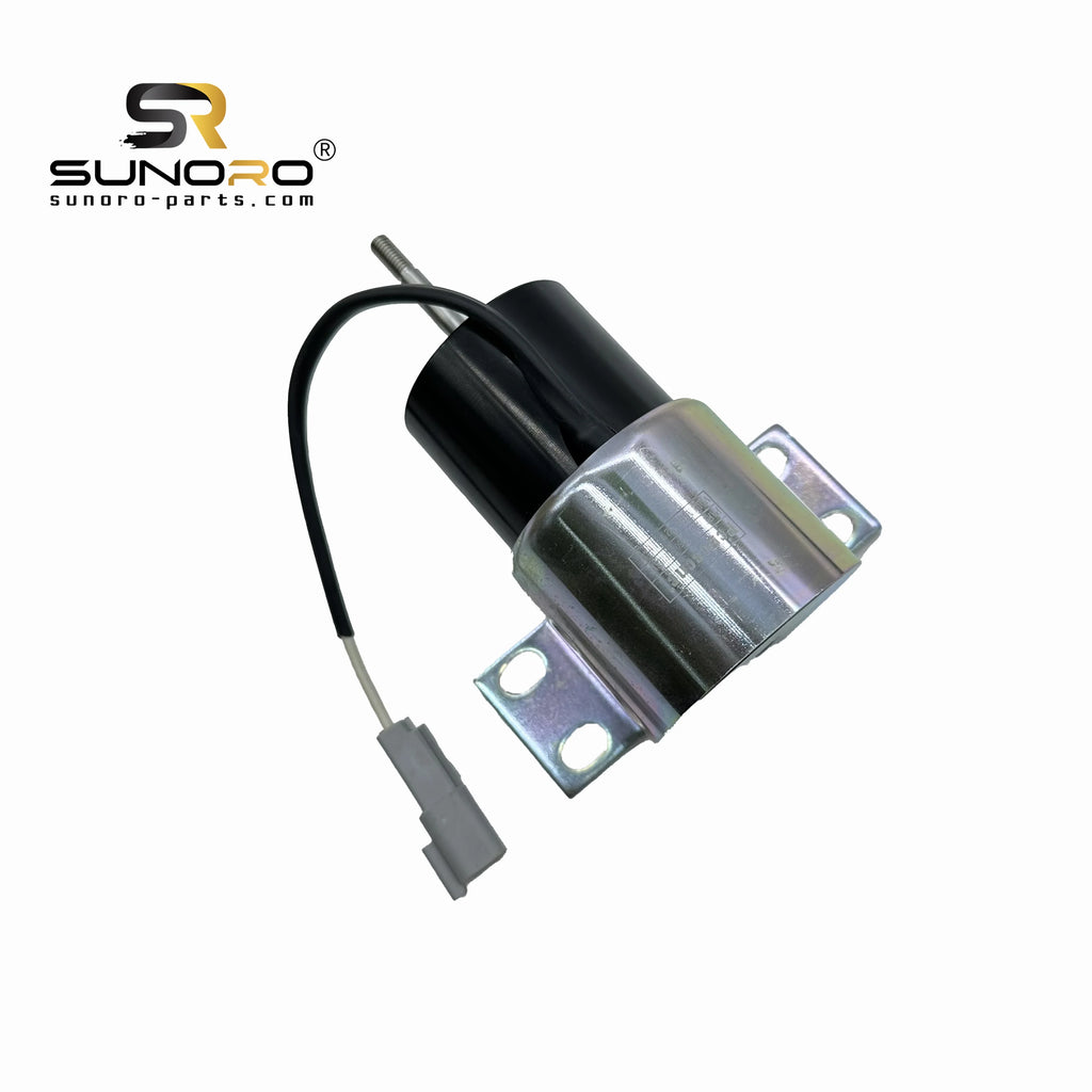 SUNORO High Quality Excavator Spare Parts Engine 0250-12E2LS1 Stop Solenoid Valve 12V 0250-12E2LS1 Fuel Shutoff Solenoid Valve