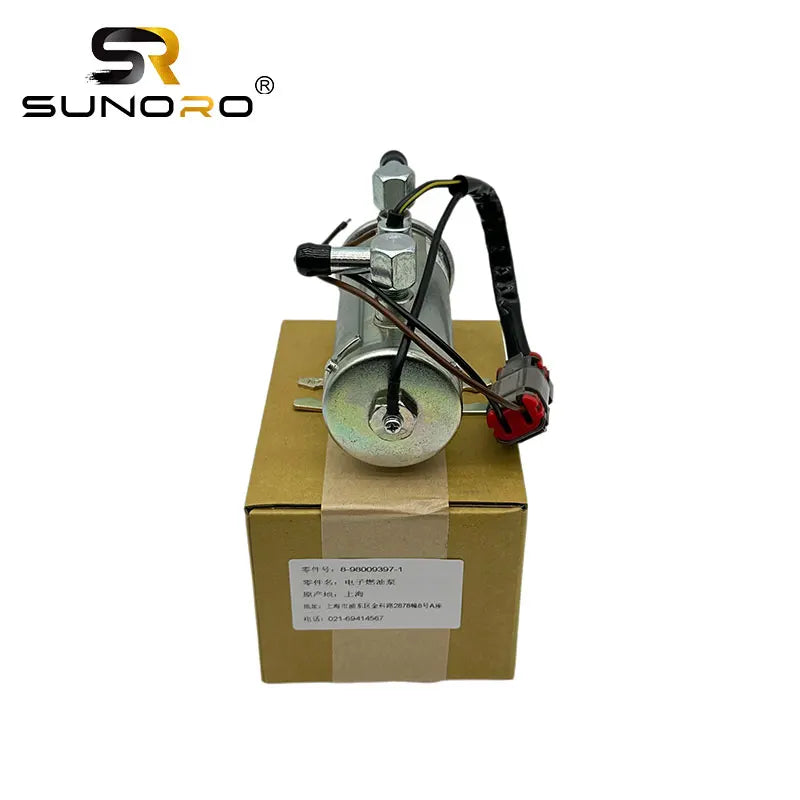 24V Electronic Fuel Pump for Hi-tachi Su-mitomo Excavator ZX200-3 ZX240-3 ZX250-3 ZX330-3 4HK1 6HK1 8980093971 8-98009397-1
