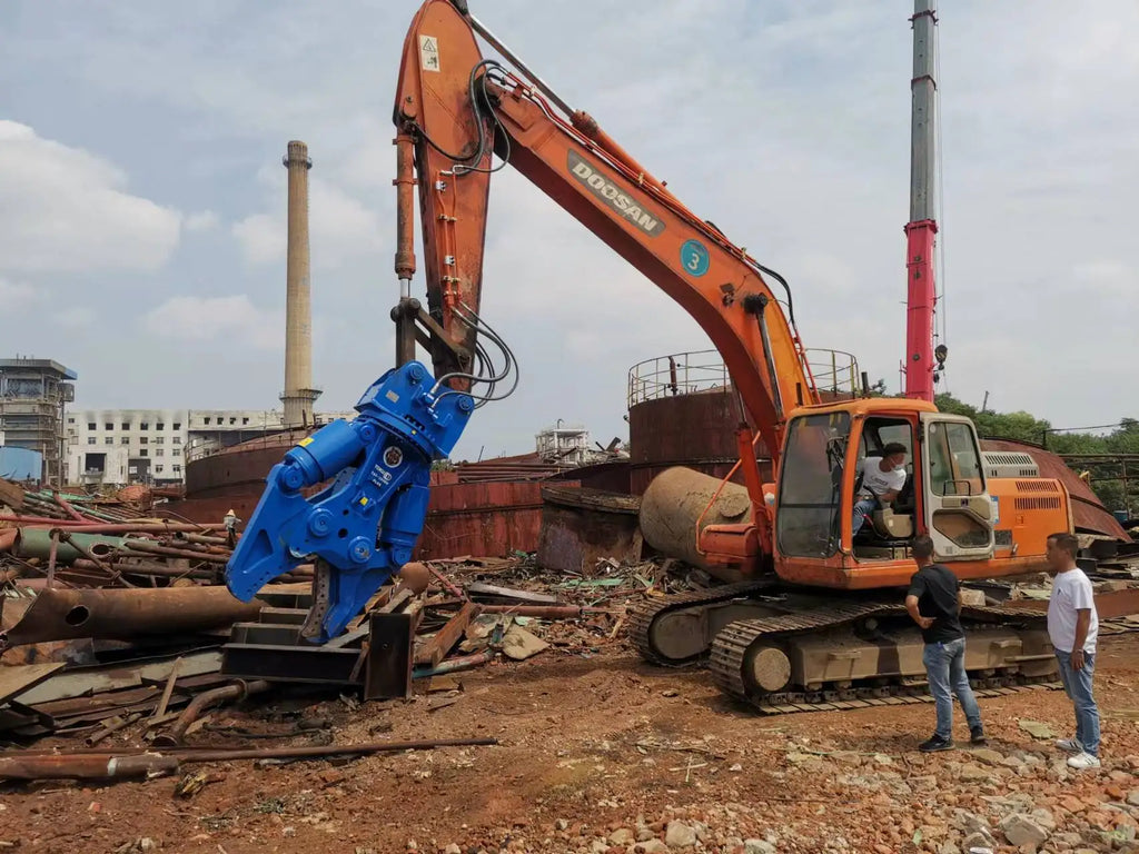 SUNORO Factory Supplier New Brand Blue Steel Structure Shear Excavator Hydraulic Shears