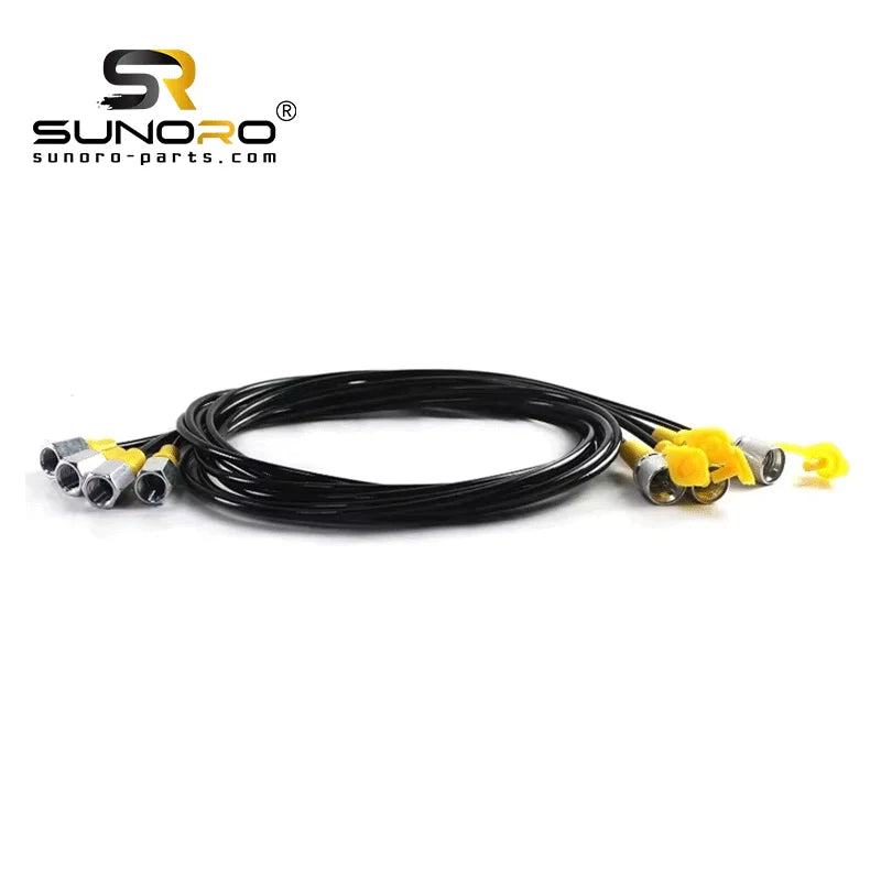 4 Gauges 10 Couplings 3 Roots 160cm Long Test Hoses Lightweight Black Plastic Box Hydraulic Pressure Test Kit Diagnostic Tool