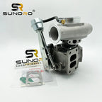 Turbocharger HX35W 2834798 4038597 for Excavator Compatible 6BT 6BTA 5.9L 6D107 Engine 6D107 Engine Construction Machinery Parts