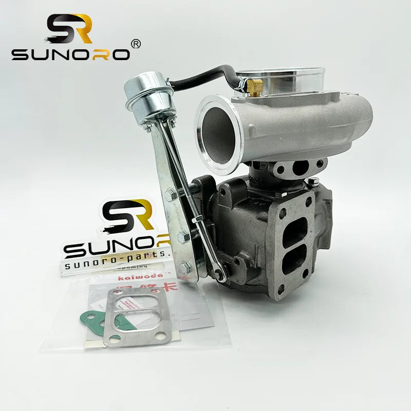 Turbocharger HX35W 2834798 4038597 for Excavator Compatible 6BT 6BTA 5.9L 6D107 Engine 6D107 Engine Construction Machinery Parts