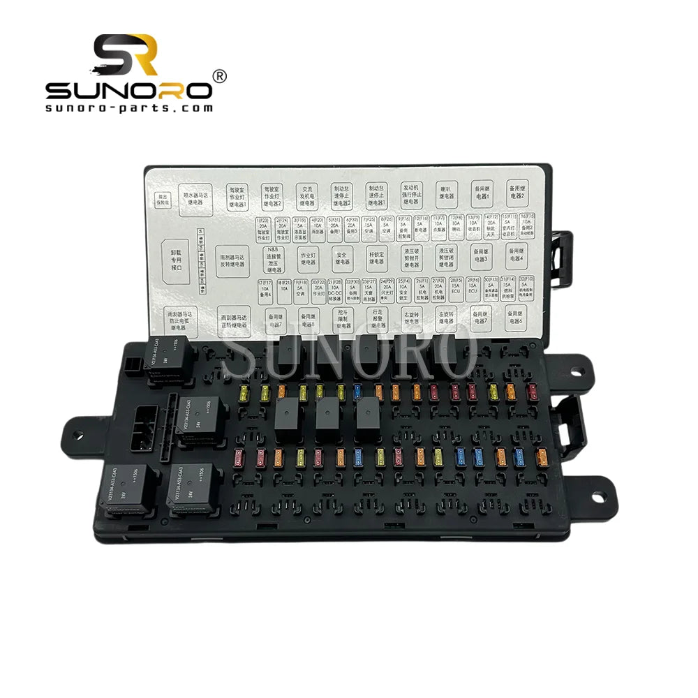 Excavator Electric Parts Fuse Box YN73E01024P2 YN24E00016F2 YN73E01023P2 for Kobelco SK200-8 SK210-8 SK210LC-8