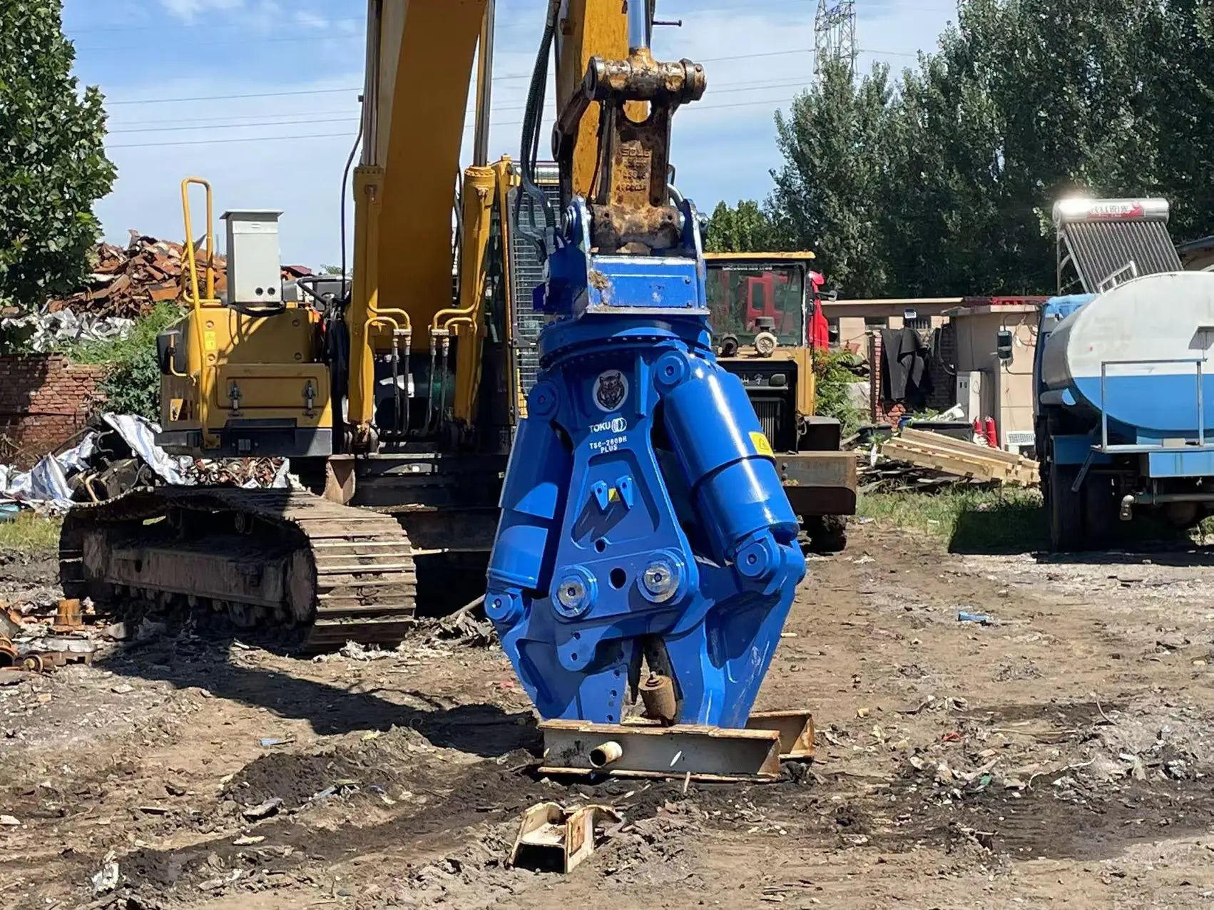 SUNORO Factory Supplier New Brand Blue Steel Structure Shear Excavator Hydraulic Shears