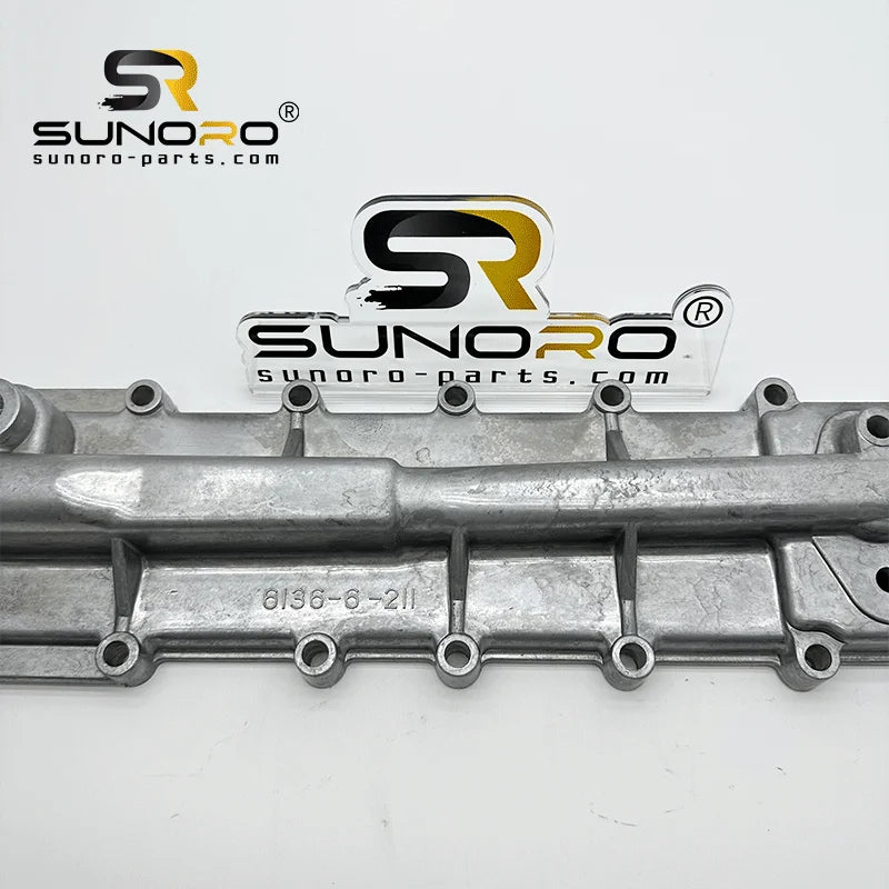 Excavator Parts Accessory 6136-61-2112 S6D105 Oil Cooler Cover