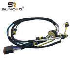 SUNORO Excavator Standard Size E324D E325D E329D E323D C7 Nozzle Harness Engine Injector Harness 222-5917 for Excavator