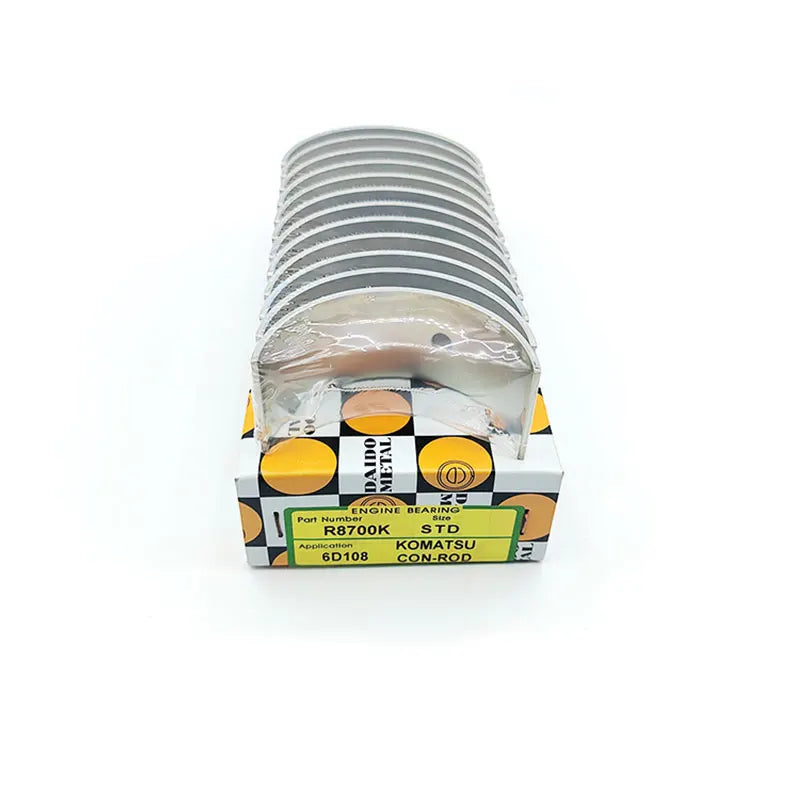 Diesel Engine Parts Connecting Rod Bearing  6D107 6D108 6D110 6D125 Crankshaft Bearing 6D114 6D140 6D155 6D170 Main Bearing