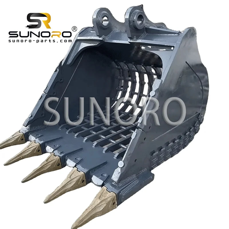 SUNORO Excavator Bucket Skeleton Bucket Grid Bucket Factory Price Fitted for PC200 PC300 PC400 PC500