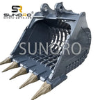 SUNORO Excavator Bucket Skeleton Bucket Grid Bucket Factory Price Fitted for PC200 PC300 PC400 PC500