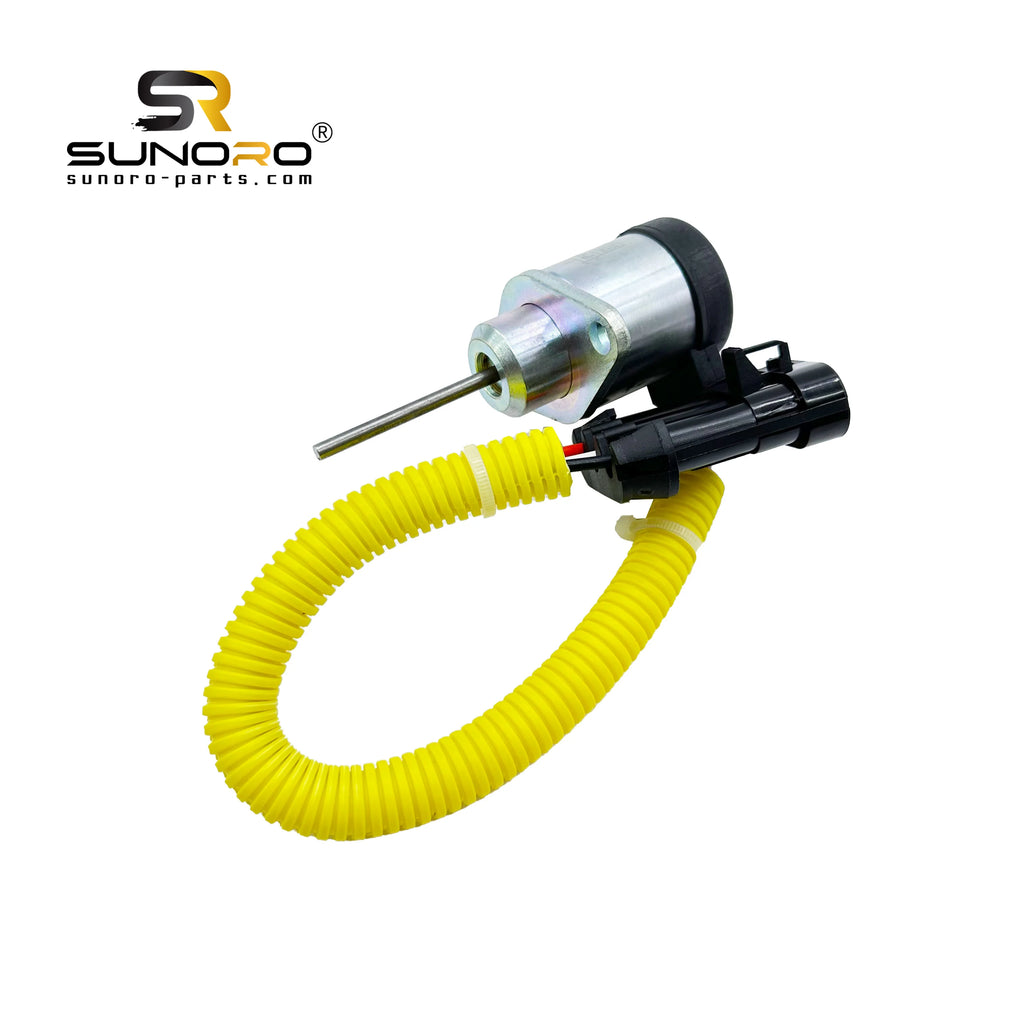 12V Stop Solenoid 1503ES-12A5SUC4S Stop Solenoid Fuel Shutoff Solenoid 1503ES-12A5SUC4S Suitable for S185 Ku-bota Diesel Engine