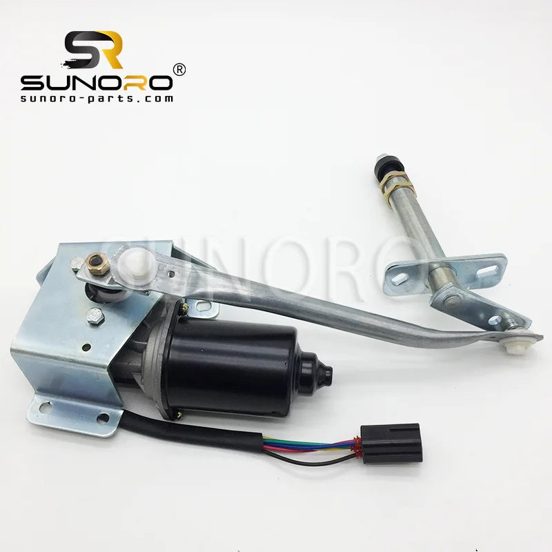 For Sany SY55 65 Wiper Arm and SY75-8 SY135-8 Wiper Motor Assembly for Excavator Construction Machinery Parts