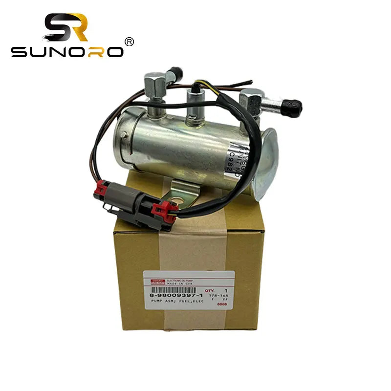 24V Electronic Fuel Pump for Hi-tachi Su-mitomo Excavator ZX200-3 ZX240-3 ZX250-3 ZX330-3 4HK1 6HK1 8980093971 8-98009397-1