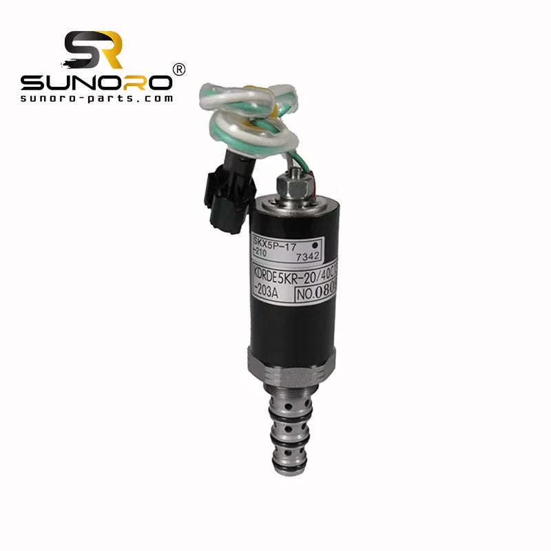 Excavator Parts Solenoid Valve YN35V000005F2 KWE5K-20/G24Y12A Is Suitable for SK200-2