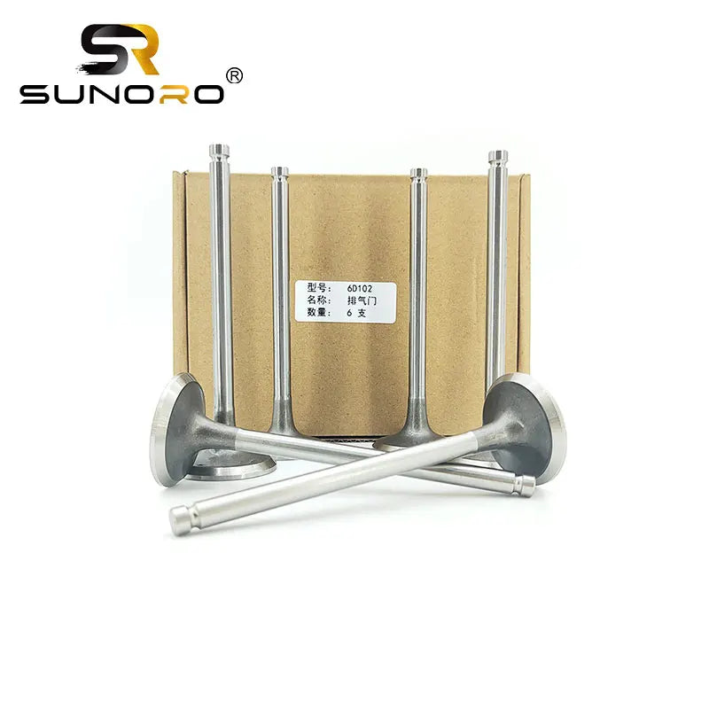 High Quality Parts 6736-41-4110 6736-41-4210 Exhaust Valve Assy 4D102 6D102 Komatsu Excavator Engine Parts
