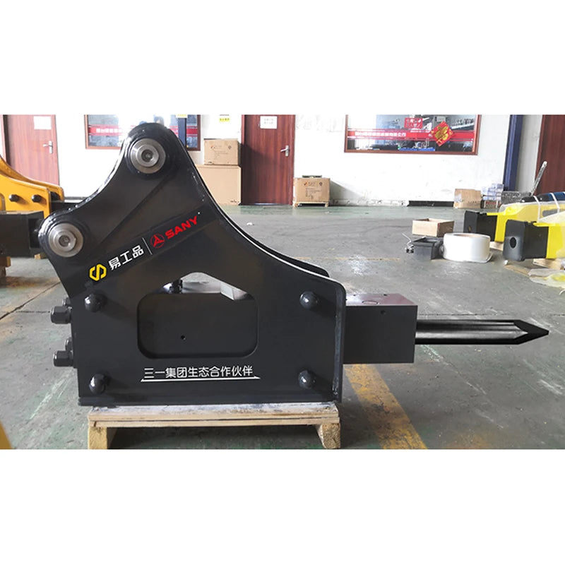 Excavator Hydraulic Breaker Hammer Silence Open Type Rock Concrete Stone Breaker for Excavator Attachments