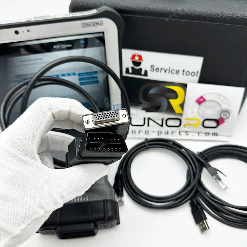 MB Star C6 Diagnostic Tool FZ-G1 Laptop V-ci DoIP Das Wis Epc Multiplexer Full Configuration Diagnostic Tool