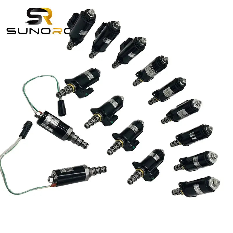 SUNORO Solenoid Valve E320B C D 121-1491 121-1490 111-9916 SK200-8 YN35V00041F1 KDRDE5K-31-30C50-102 YN35V00050F1 YN35V00049F1