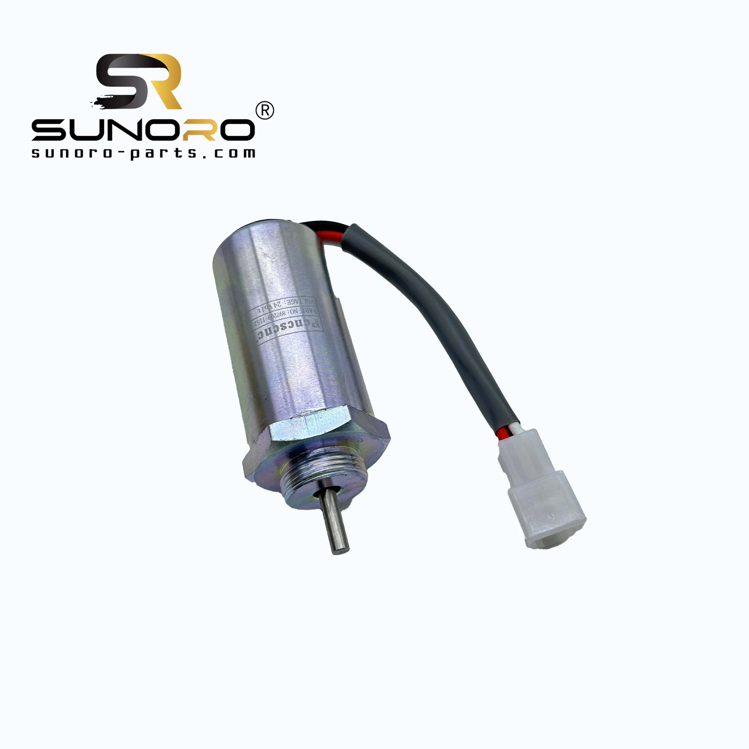 SUNORO High Quality 24V SK75 897209-1152 Shutdown Switch Solenoid Valve 897209-1152 Engine Fuel Stop Solenoid Switch