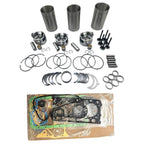 3D84 Overhaul Rebuild Kit Compatible for 3D84-5 Komatsu 3D84-1F 3D84-1GA  PC20-5 PC20-6 PC30-6 PC38UU-1 Piston 129004-22080